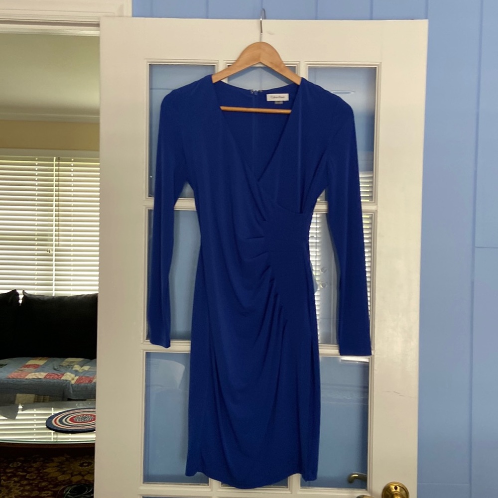 Calvin Klein blue dress casual or dressy